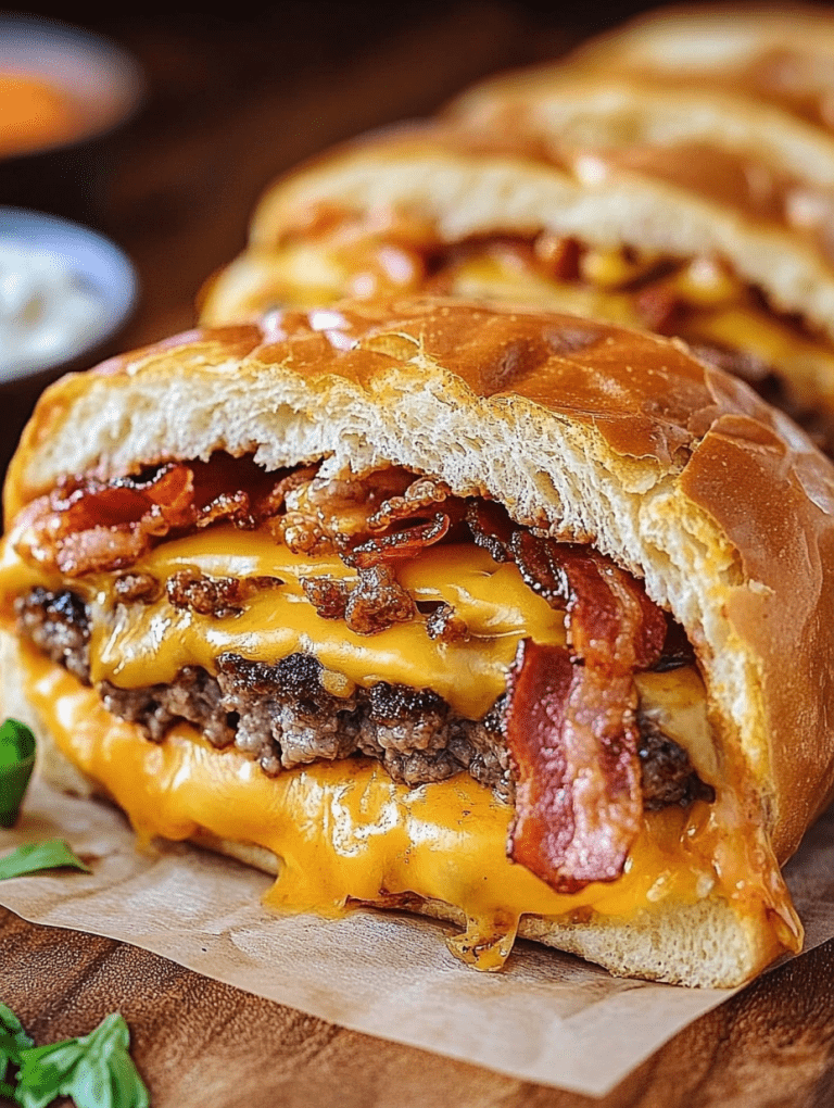 Bacon Cheeseburger Roll