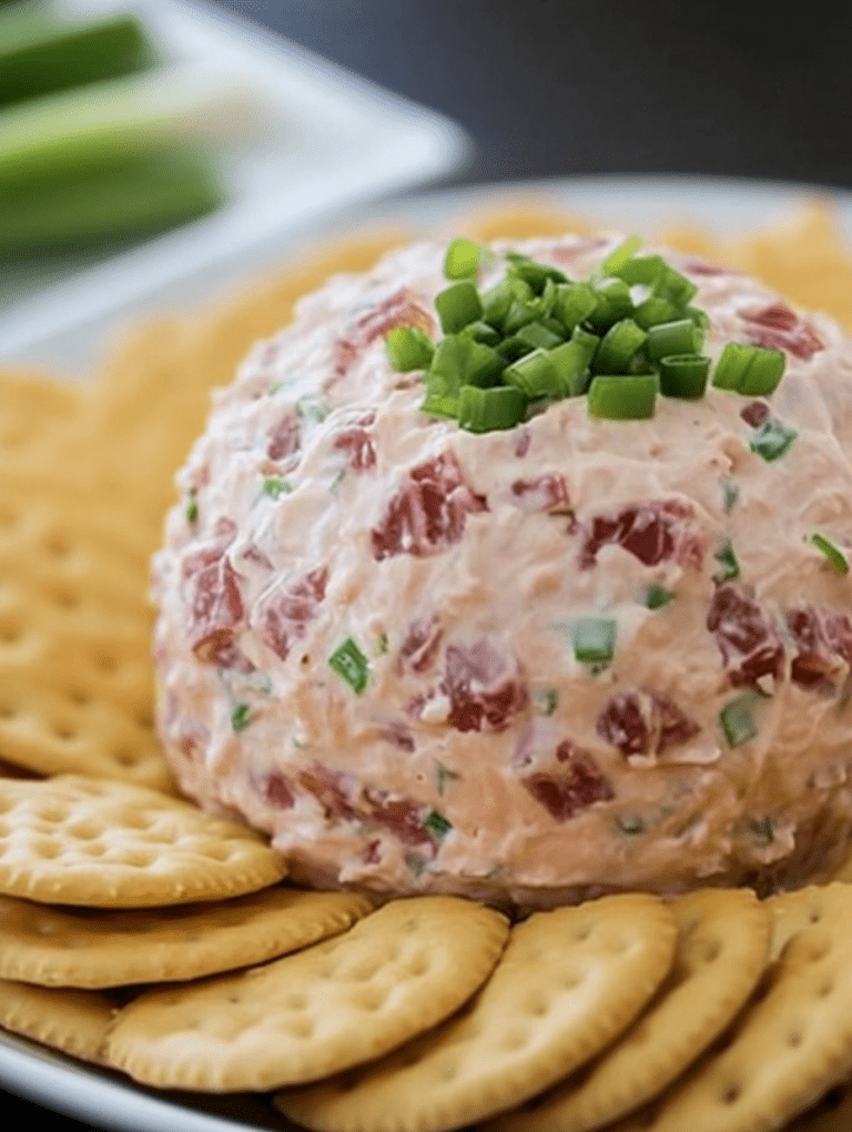 Creamed Chipped Beef Cheese Ball