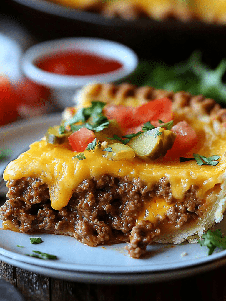 Pioneer Woman Cheeseburger Pie