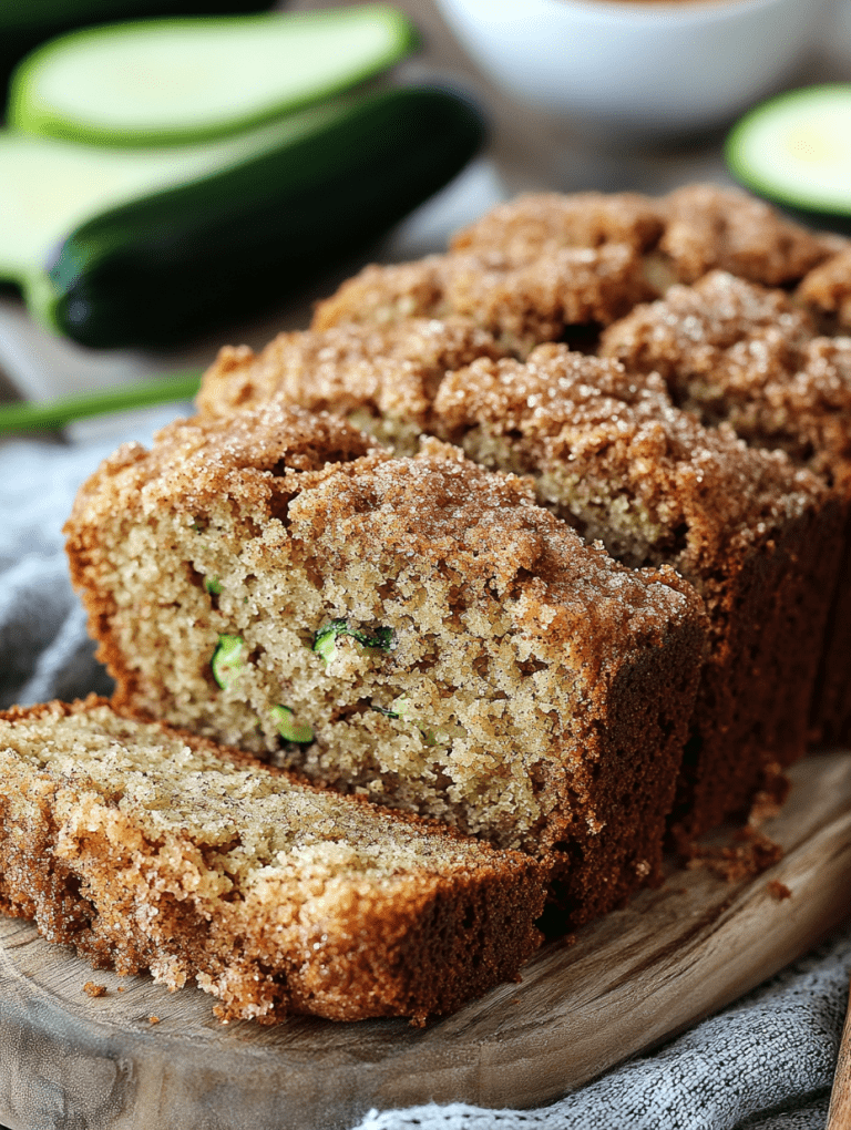 Snickerdoodle Zucchini Bread Recipe