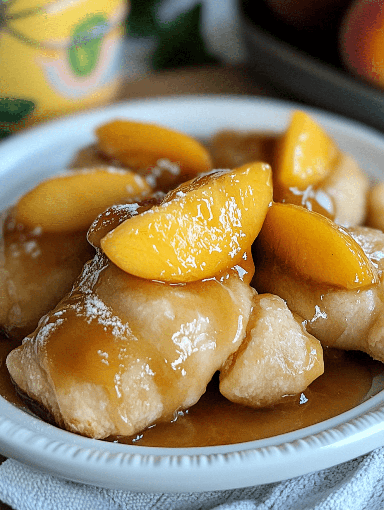 Peach Dumplings Recipe