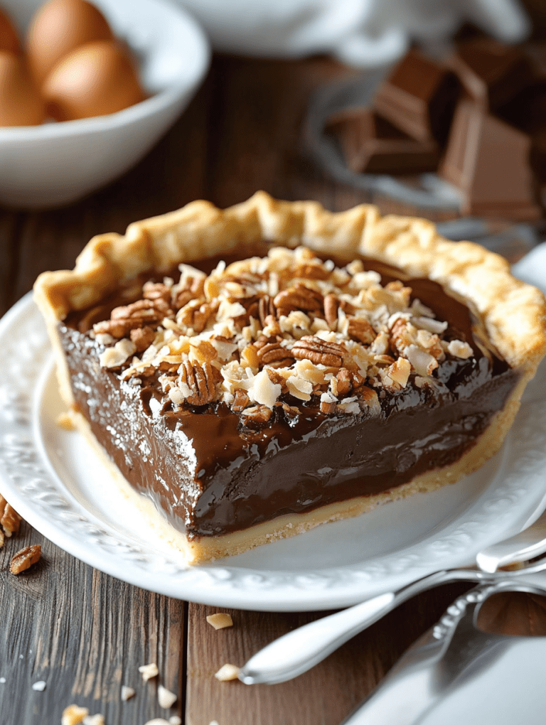 German Chocolate Pie