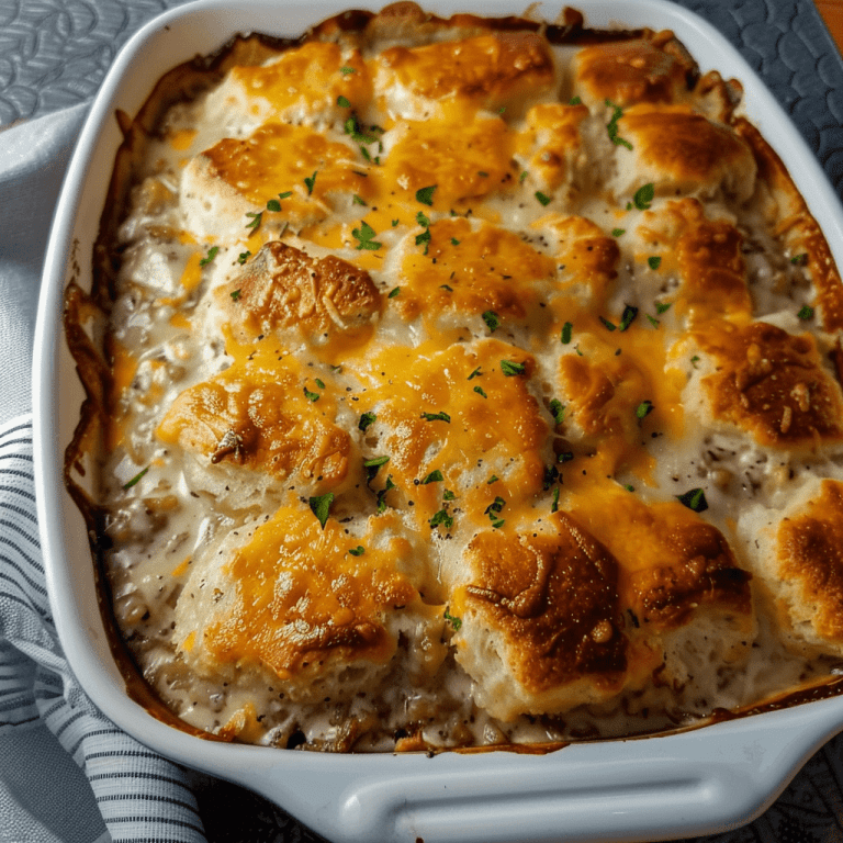 Biscuits and Gravy Casserole Recipe