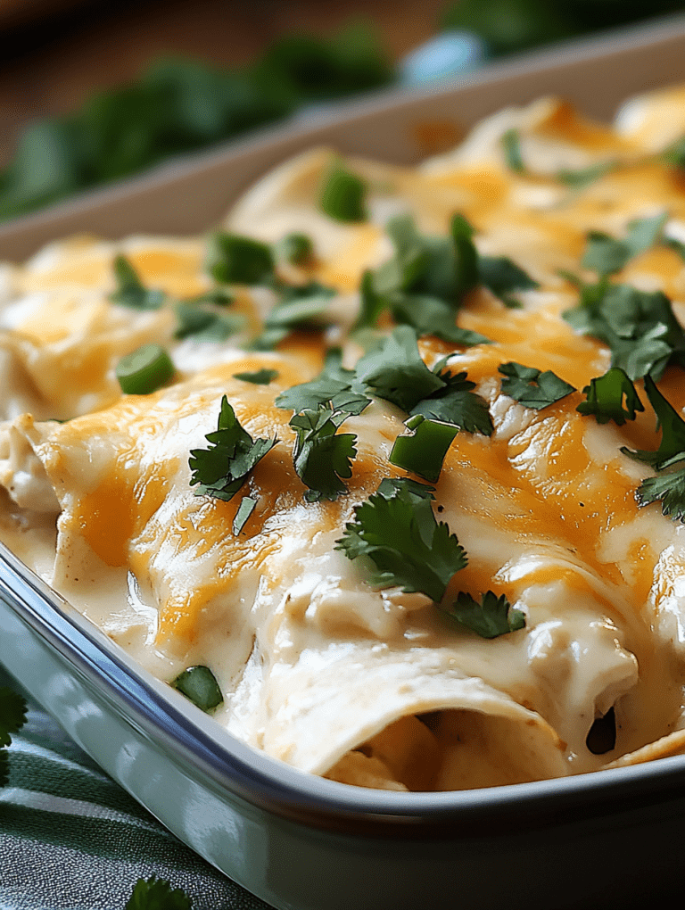 Creamy Chicken Enchiladas Recipe