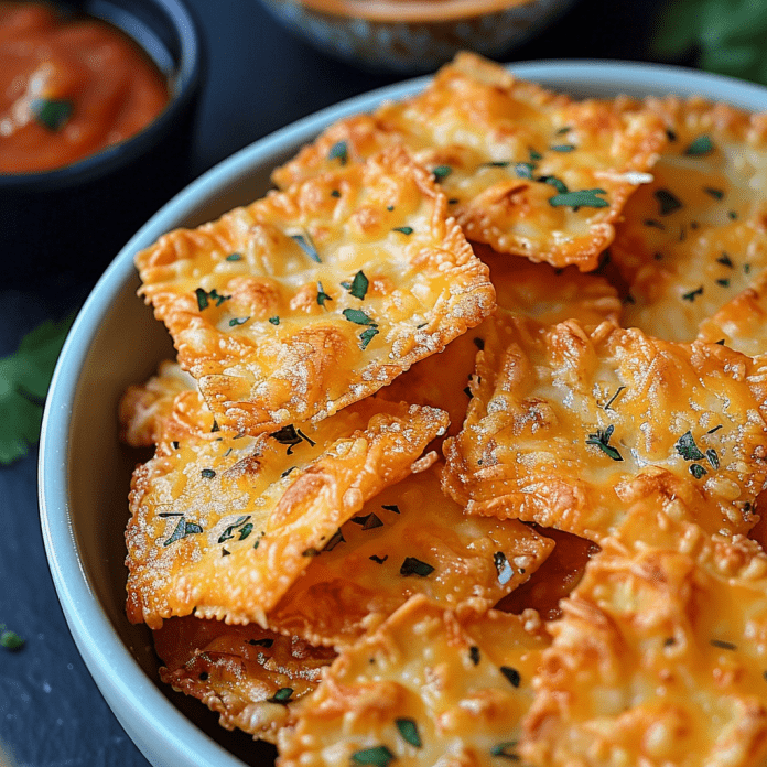 Spicy Cheese Crisps