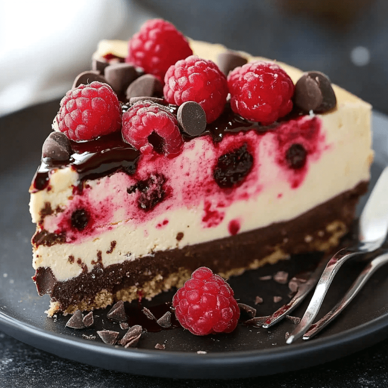 Raspberry Chocolate Cheesecake Delight