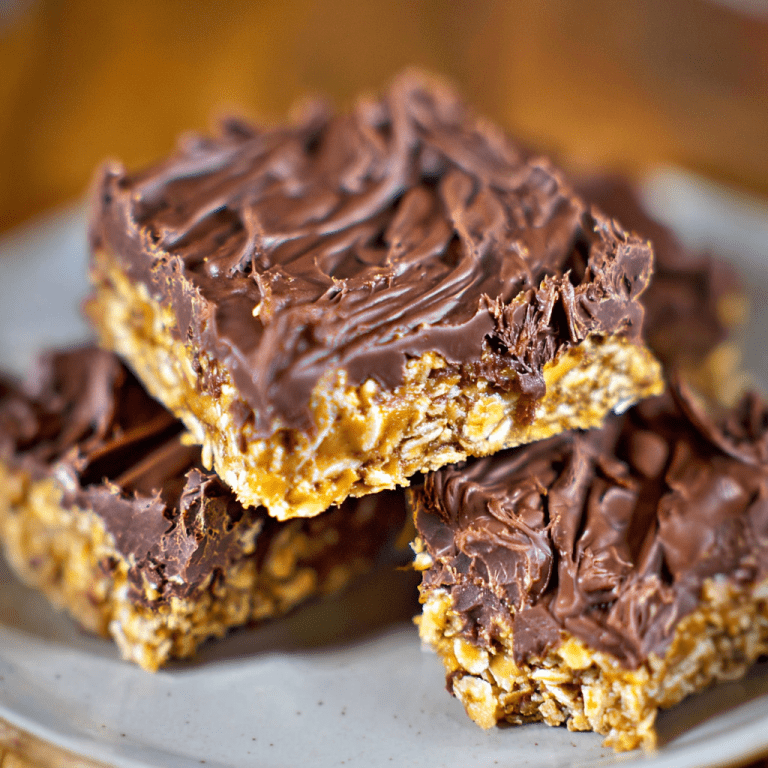 No-Bake Chocolate Peanut Butter Bars