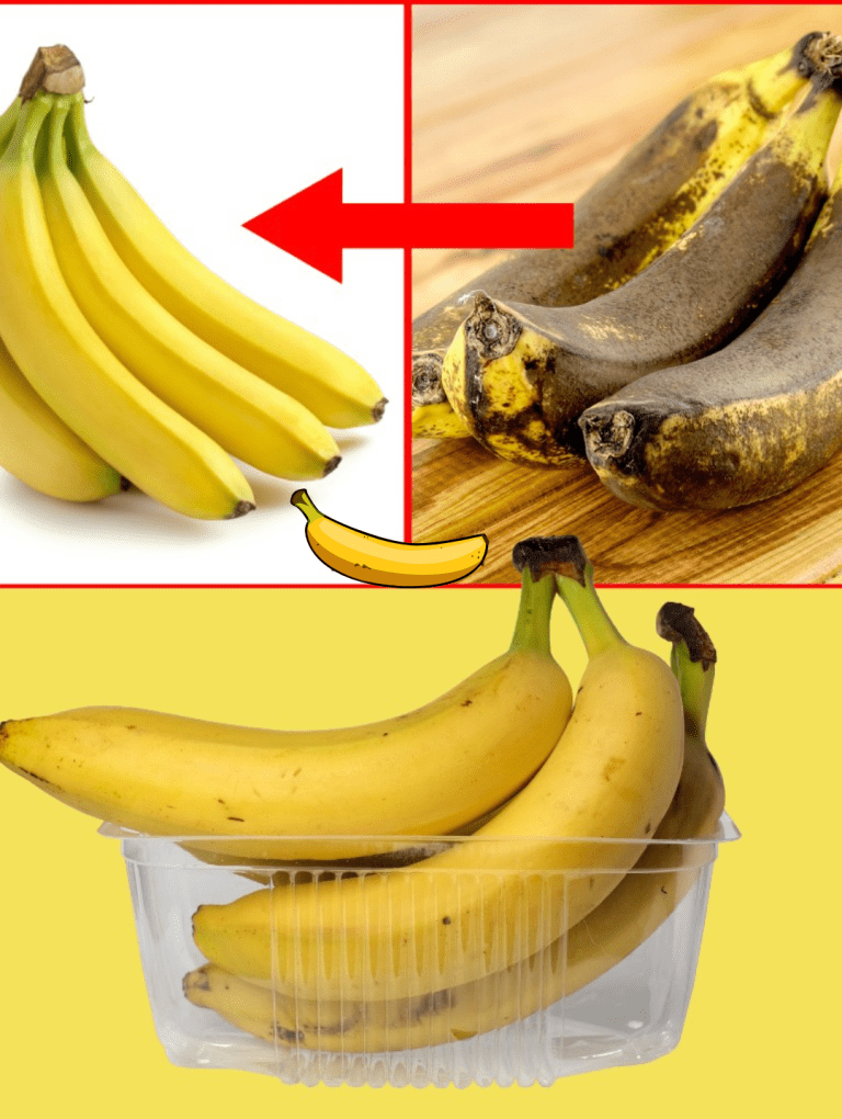 No more rotten and black bananas after a few days: with this method they will last 2 years