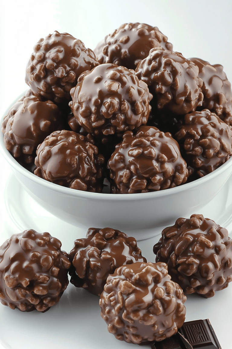 Chocolate Rice Krispie Balls
