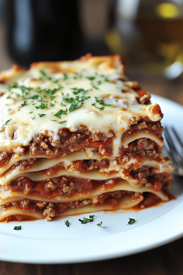 Classic Lasagna