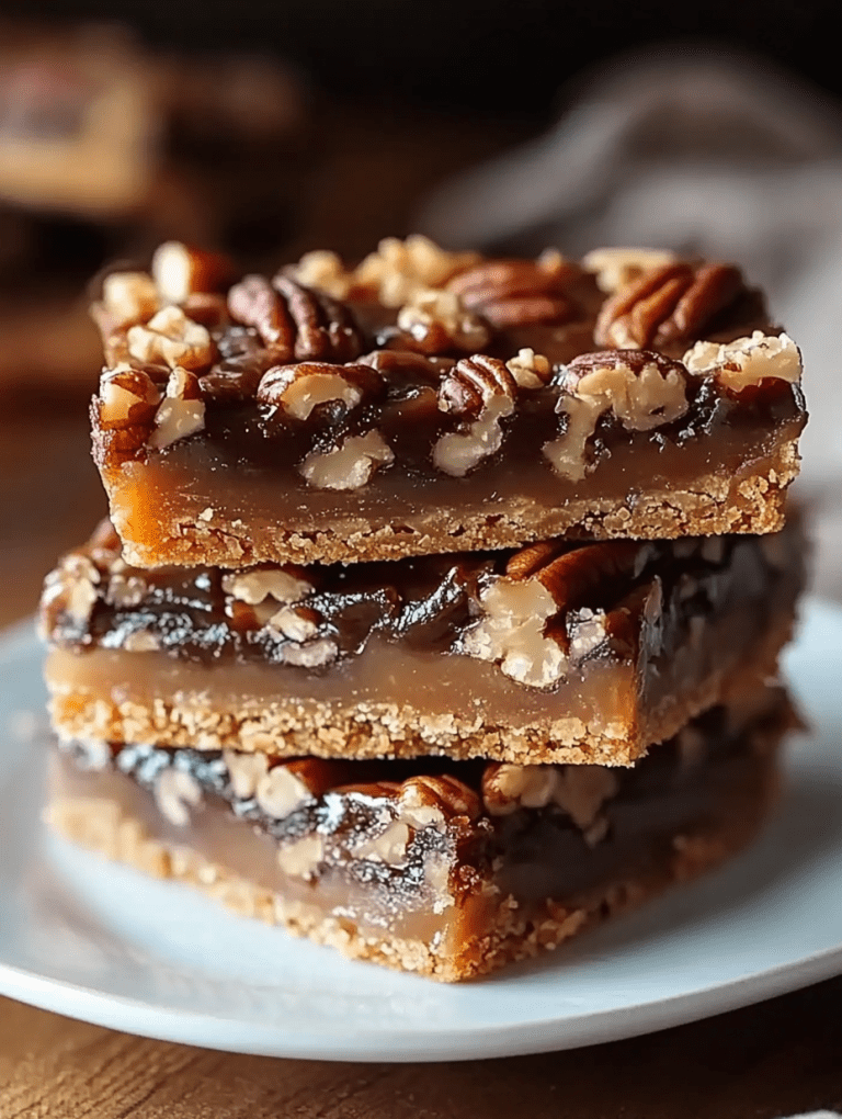 Pecan Caramel Bars