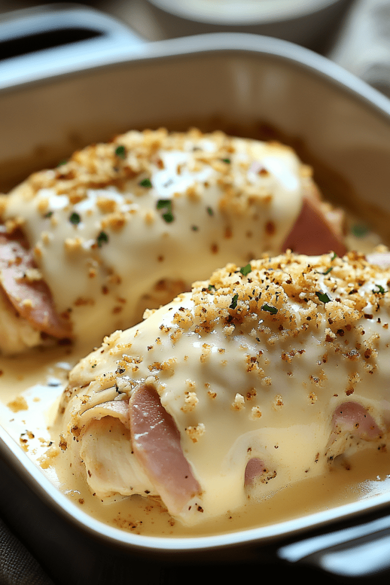 Chicken Cordon Bleu Casserole