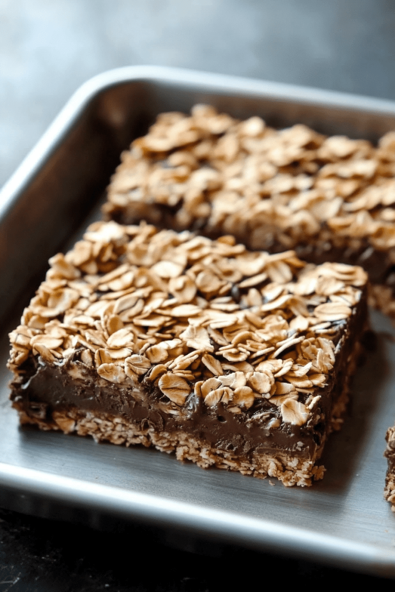No-Bake Chocolate Peanut Butter Bars