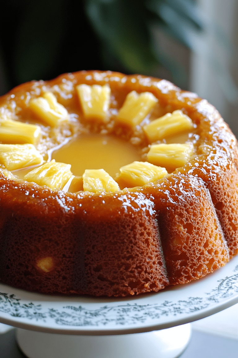 Pineapple Juice Cake