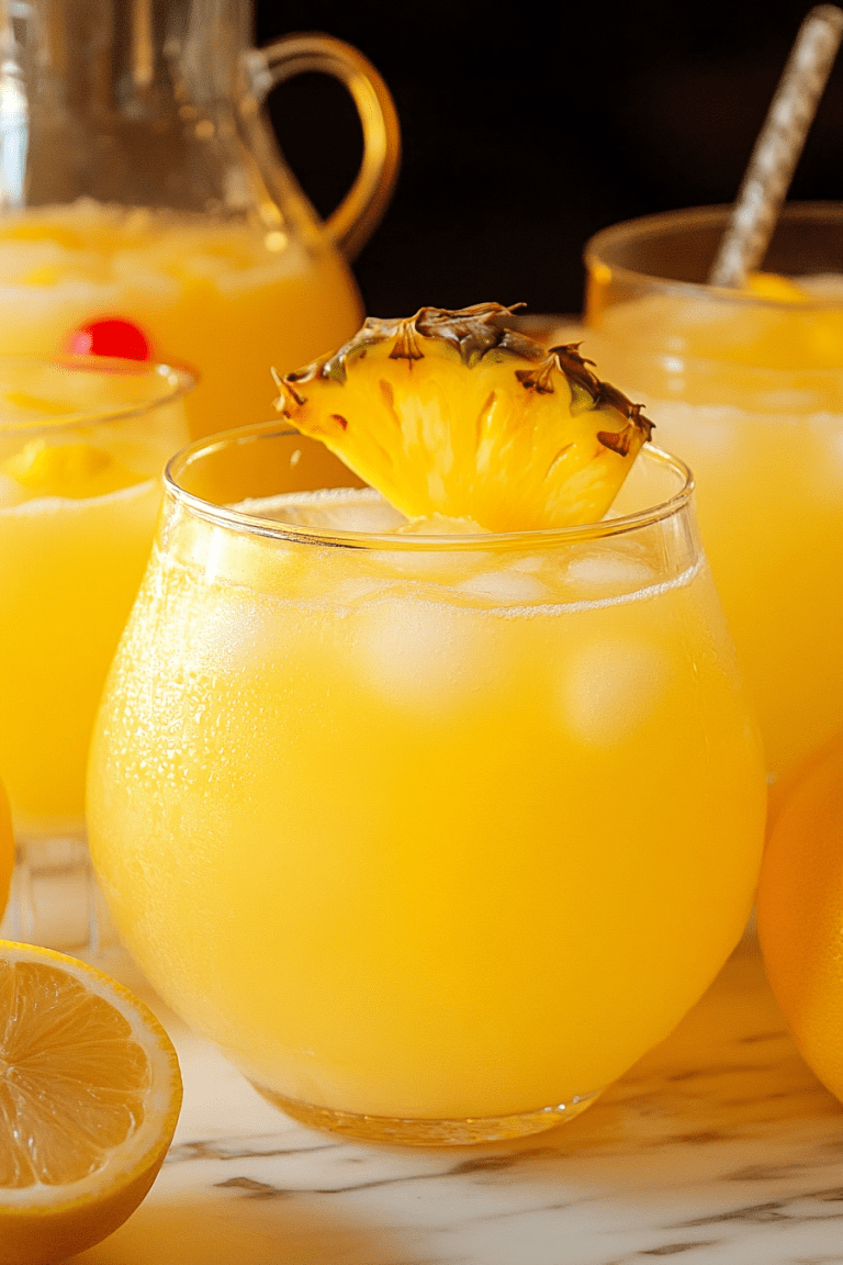Pineapple Lemonade Punch
