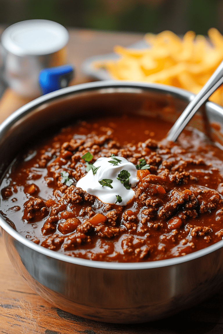 Chili Parlor Chili Recipe