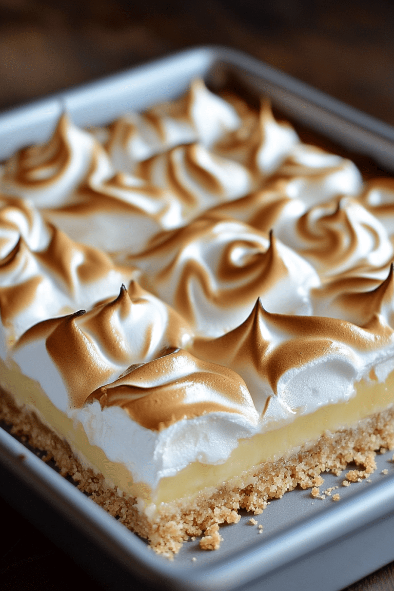 Lemon Meringue Bars
