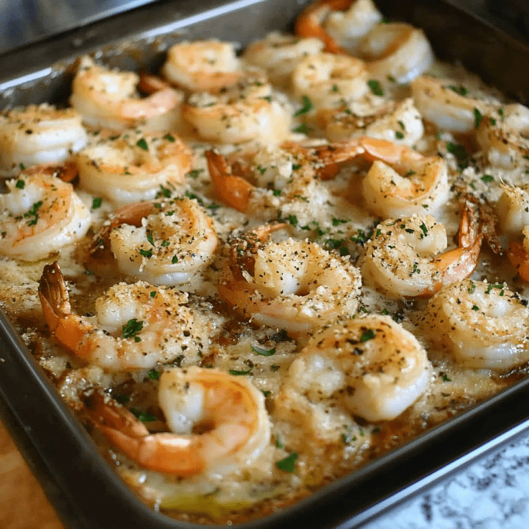 Garlic Parmesan Roasted Shrimp Recipe