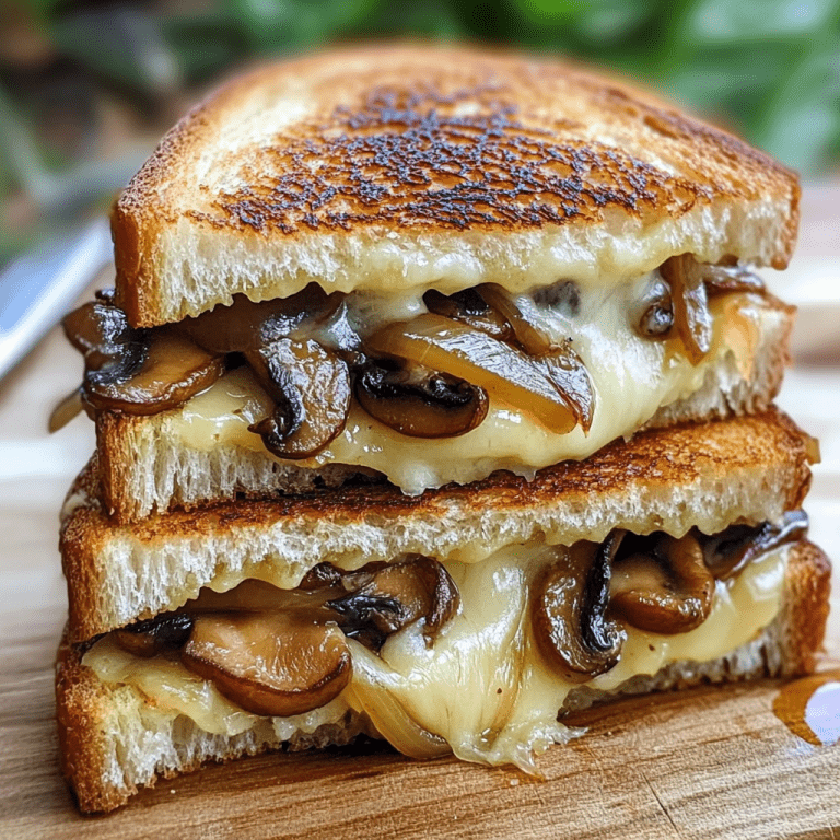 Roasted Mushroom and Gouda Grilled Cheese Sandwich