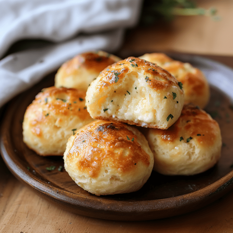 Garlic Mozzarella Biscuit Bombs