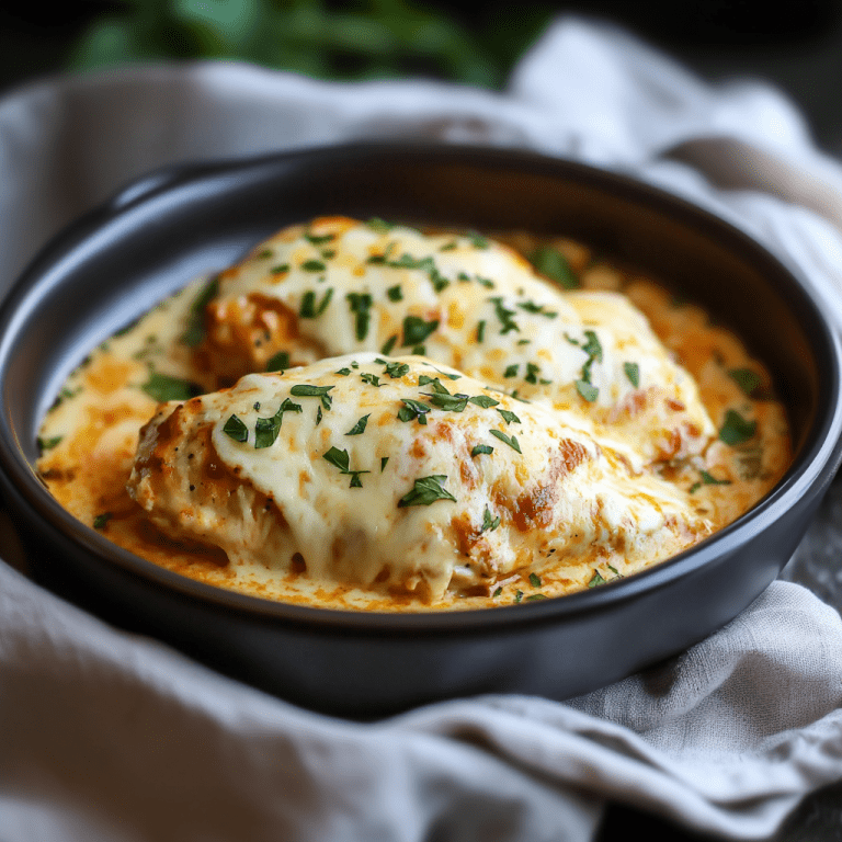 Slow Cooker Cheesy Mozzarella Chicken