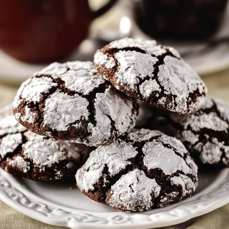 Chocolate Crinkle Cookies Recipe