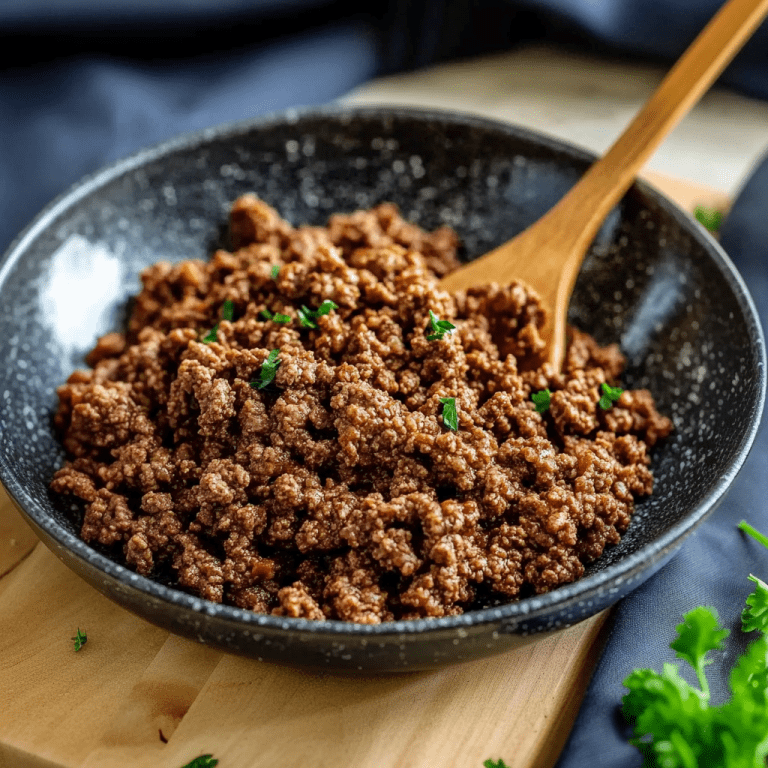 Simply Savory Ground Beef Recipe
