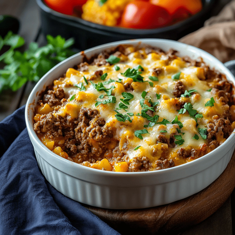 Grandma’s Ground Beef Casserole
