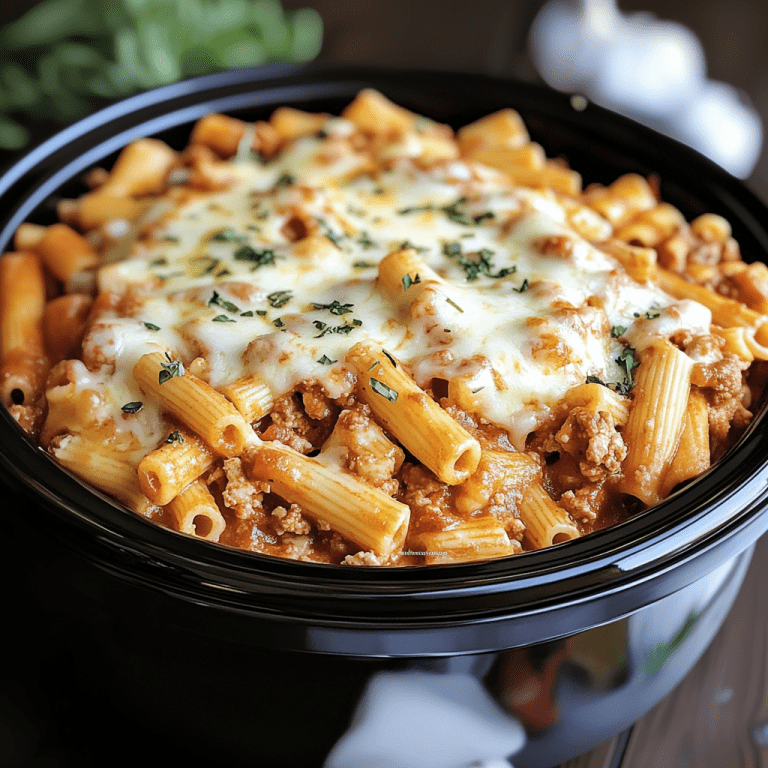 Slow Cooker Baked Ziti