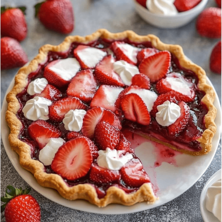 Strawberry Cream Pie