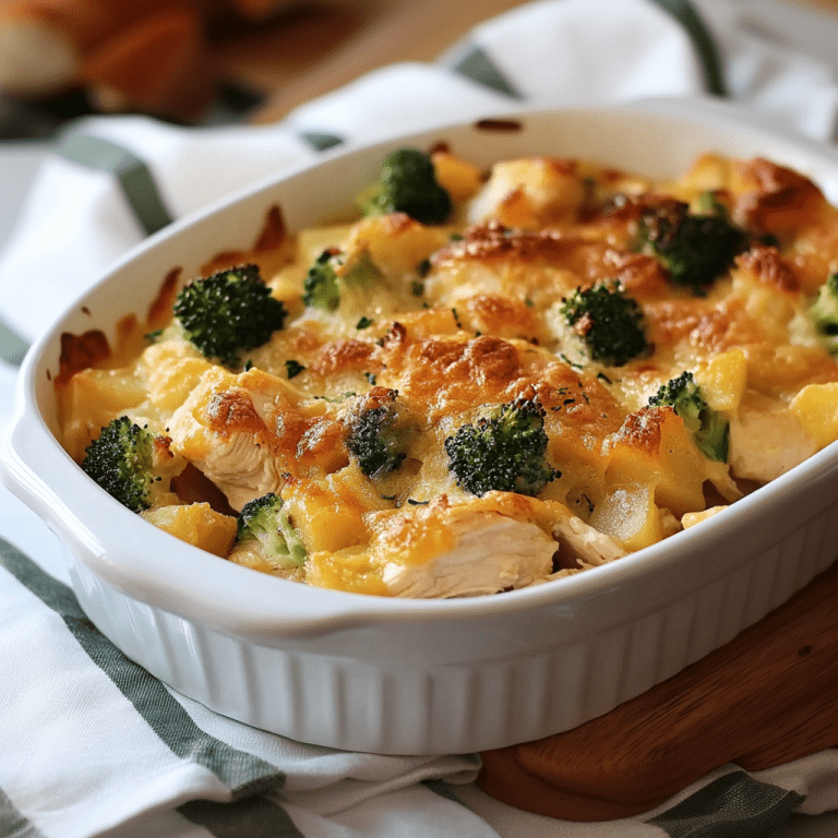 Baked Potato Chicken and Broccoli Casserole