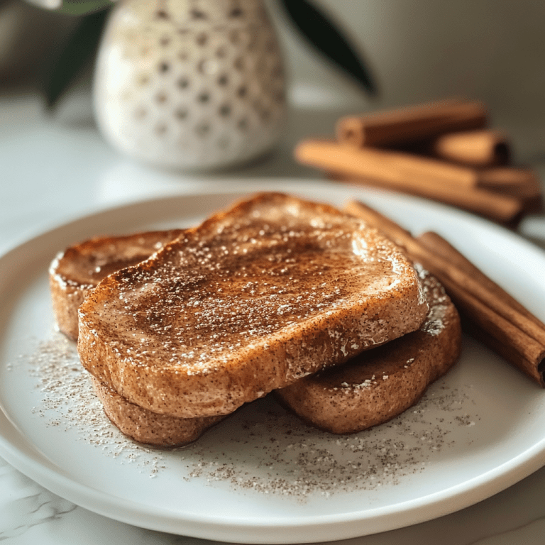 Cinnamon Sugar Toast