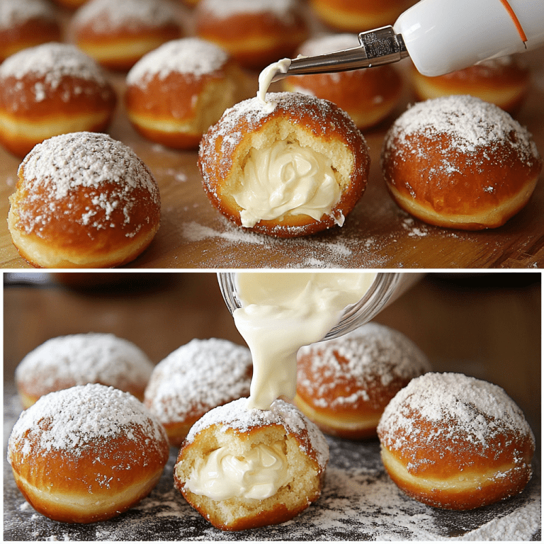 Cream-Filled Doughnuts