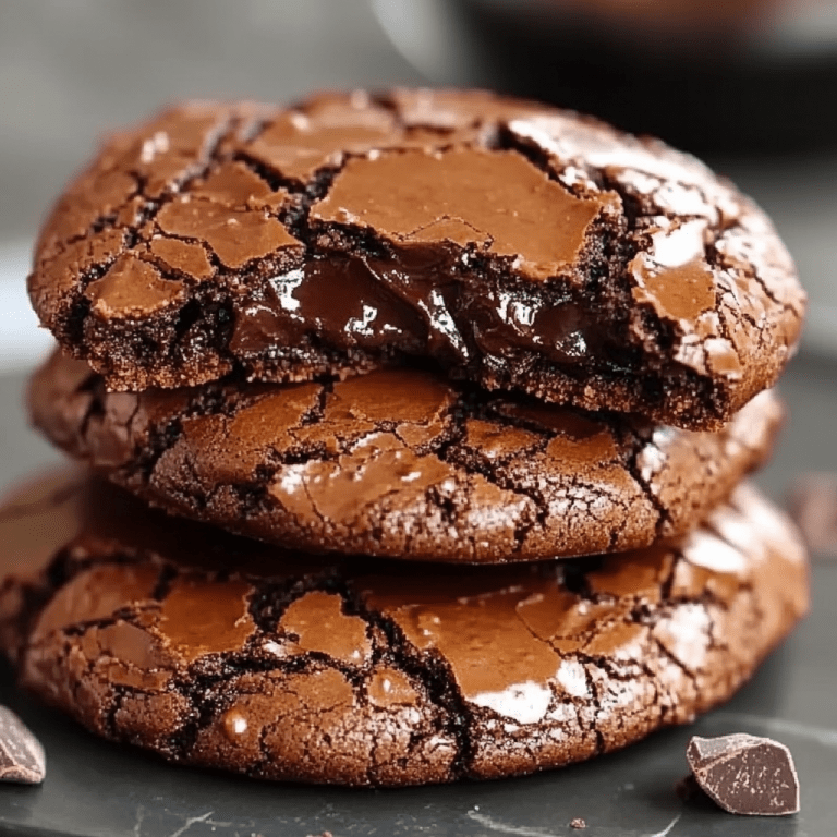 Gooey Chocolate Fudge Cookies