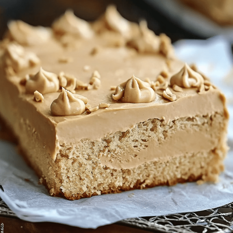 Peanut Butter Sheet Cake