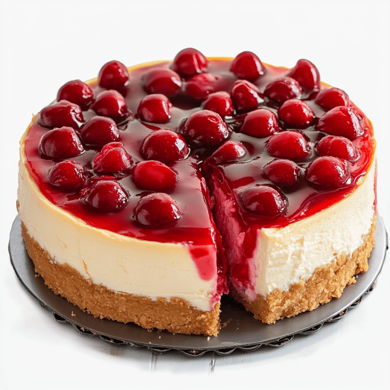 Cherry Topped Cheesecake