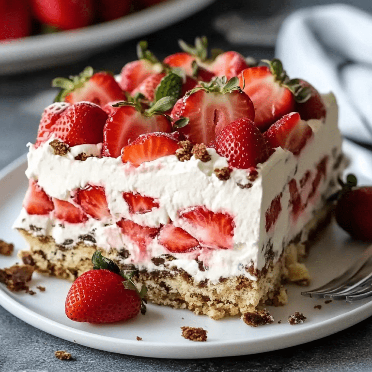 Strawberry Cream Cheese Icebox Cake