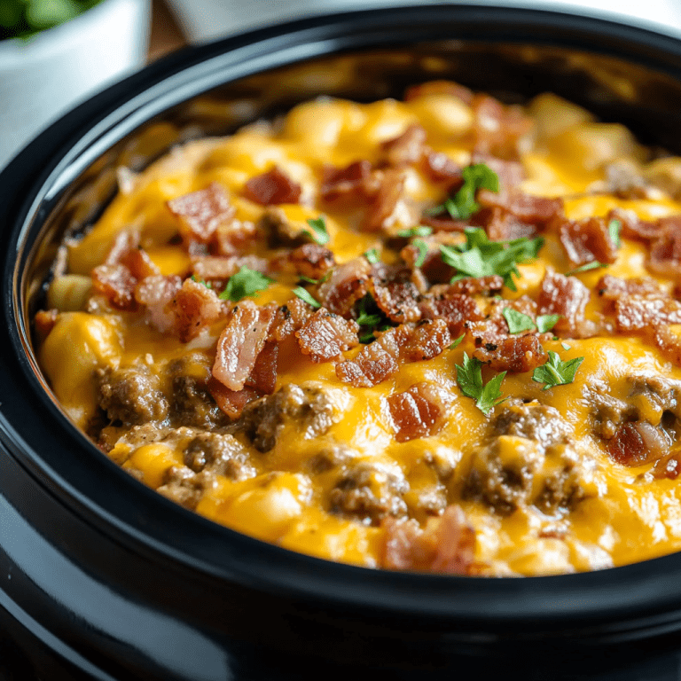 Cheesy Bacon Tater Tot Casserole