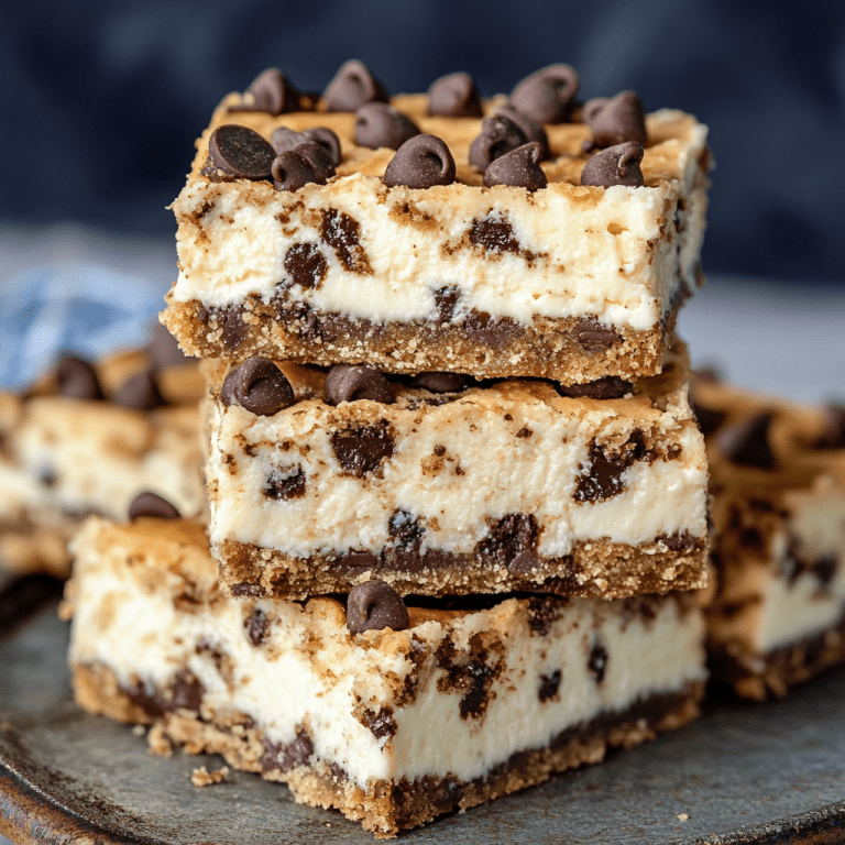 Chocolate Chip Cheesecake Bars