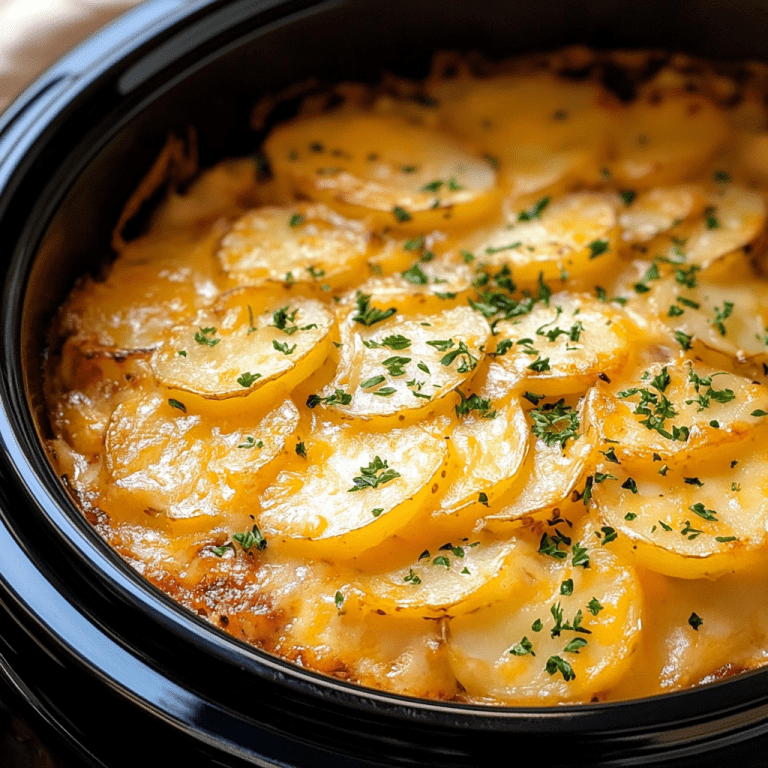 Slow Cooker Scalloped Potatoes