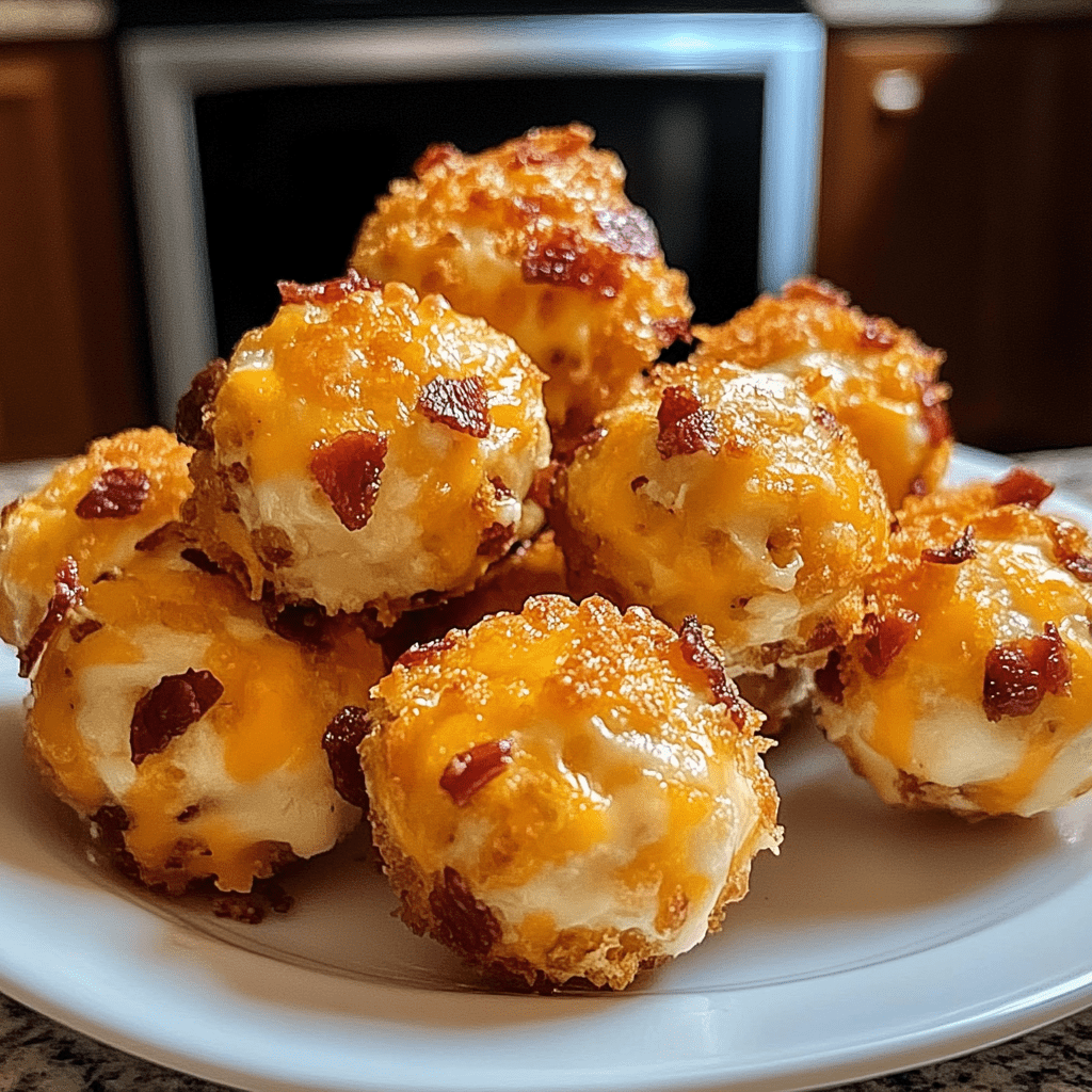 Carb Bacon Cheddar Mini Cheese Balls
