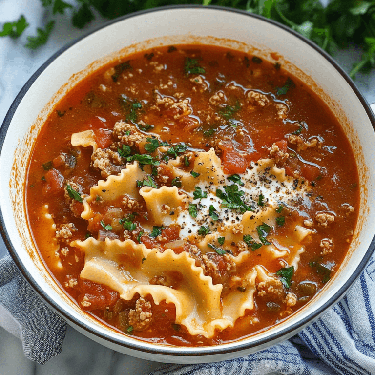 Lasagna Soup