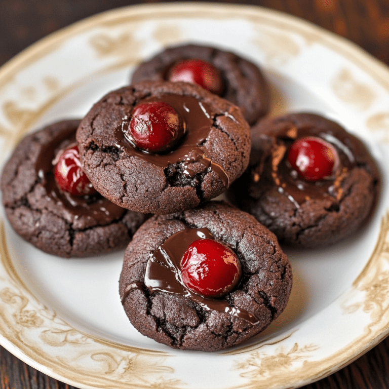 Chocolate Cherry Cookies
