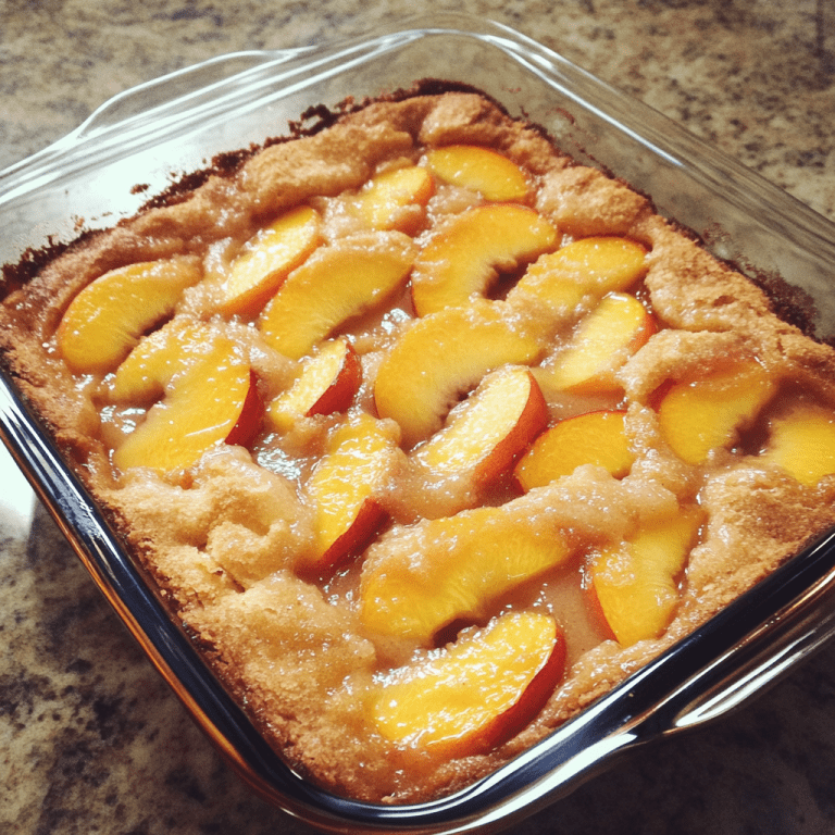 Krispy Kreme Peach Cobbler