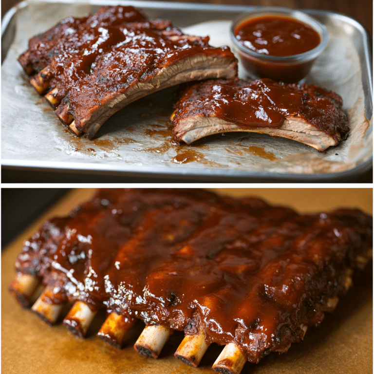 Slow Cooker Root Beef BBQ Pork Ribs