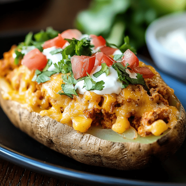 Taco Stuffed Baked Potatoes