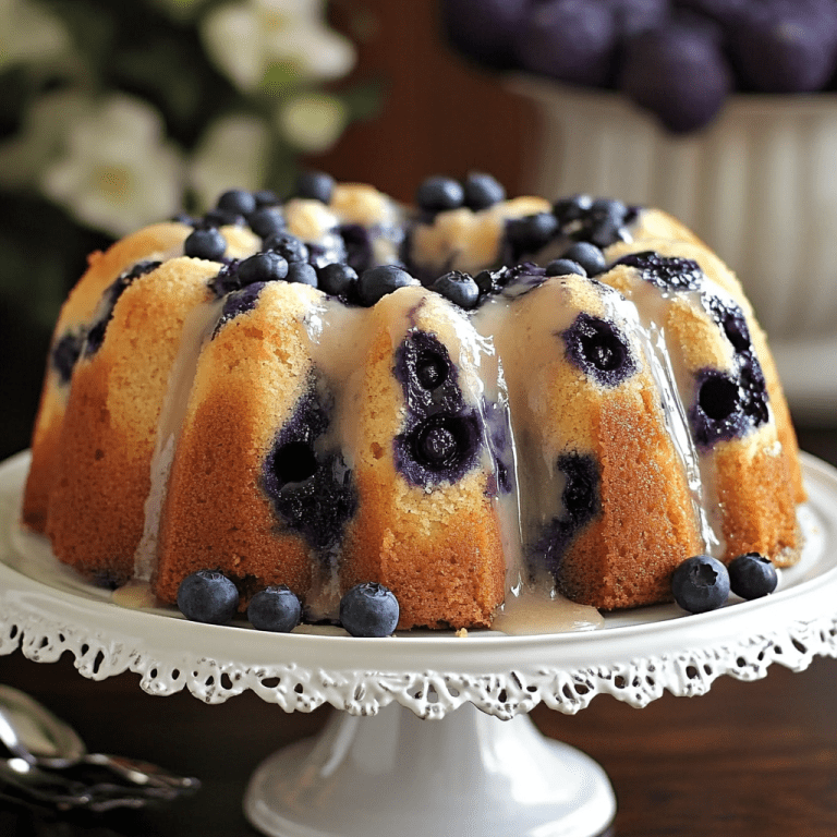 Blueberry Pound Cake