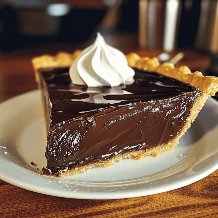 Easy Hot Fudge Pie