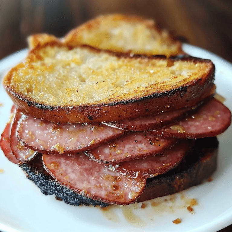 Fried Bologna Sandwiches