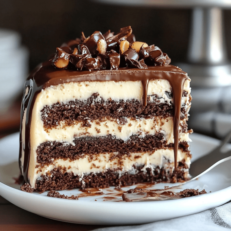 Decadent Turtle Cake